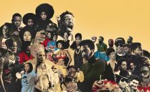 collage of African American actors in iconic film roles