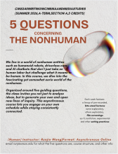 5 Questions Concerning The Nonhuman