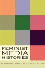 Feminist Media Histories journal cover Vol. 11 No 4 Fall 2025