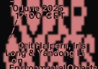 Poster image advertising It's a Match panel discussion on Environmental Objects.